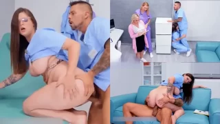 Bokep Perawat Sange Ngentot di Klinik Saat Buka